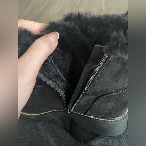 Women’s Madden Girl Furry Combat Boots. Color- Black. - Picture 8 of 13